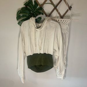 Free People FP Movement open back hoodie L